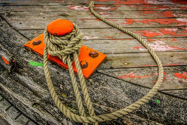 rope on a ship