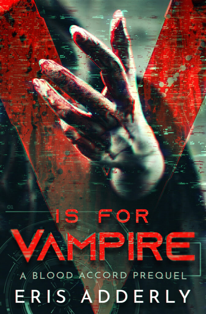 V is for Vampire by Eris Adderly eBook cover art